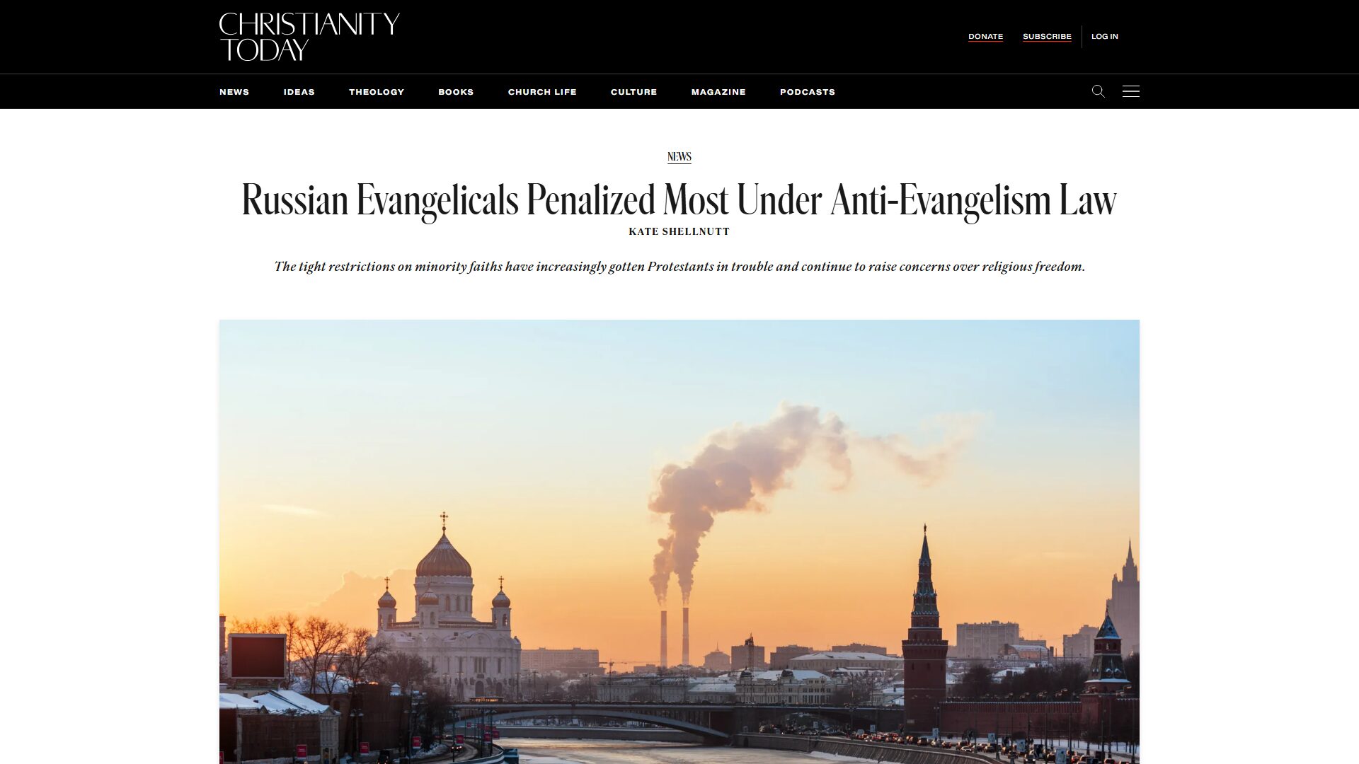 Russian Evangelicals Penalized Most Under Anti-Evangelism Law