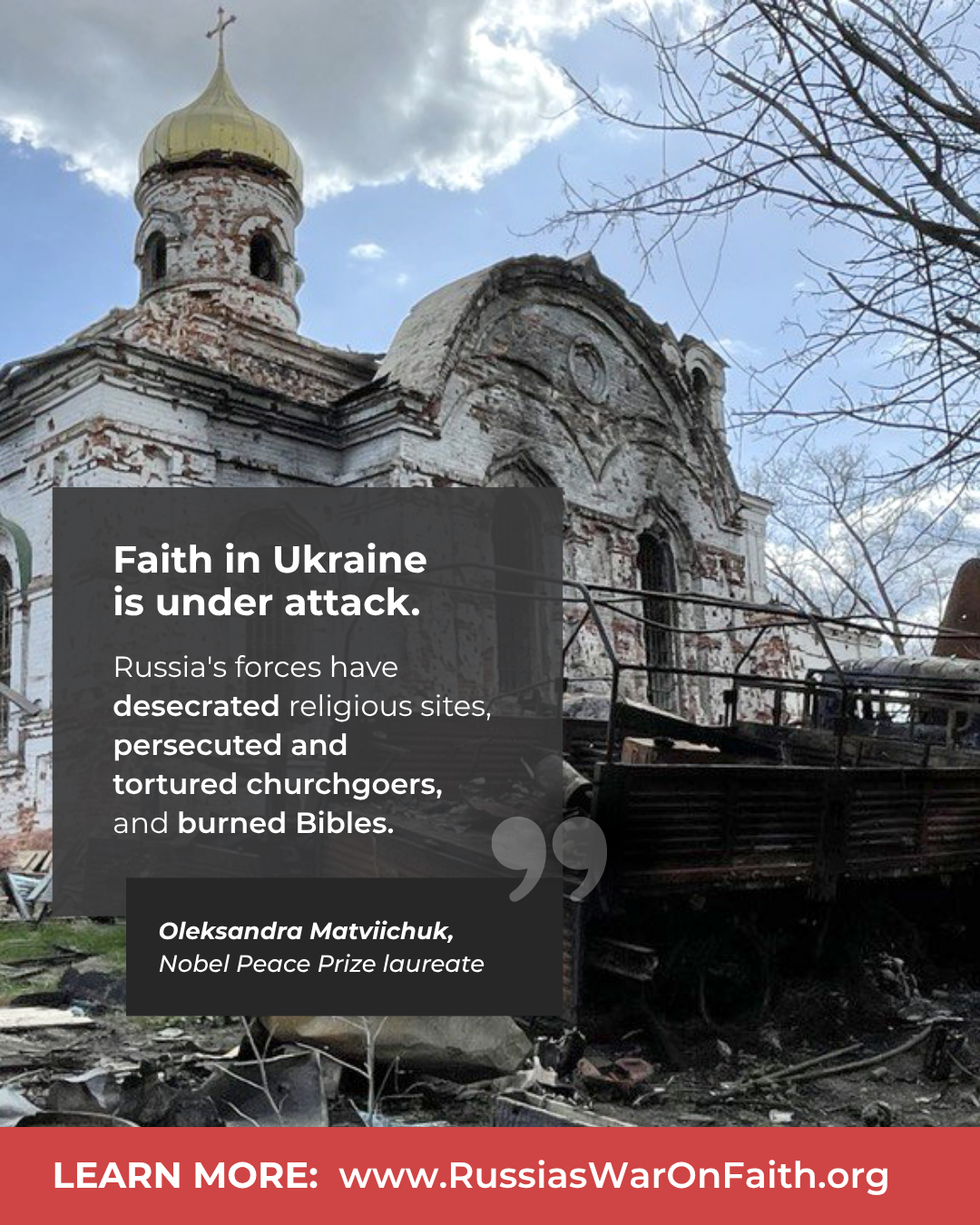 Oleksandra Matviichuk Faith in Ukraine is under attack 1
