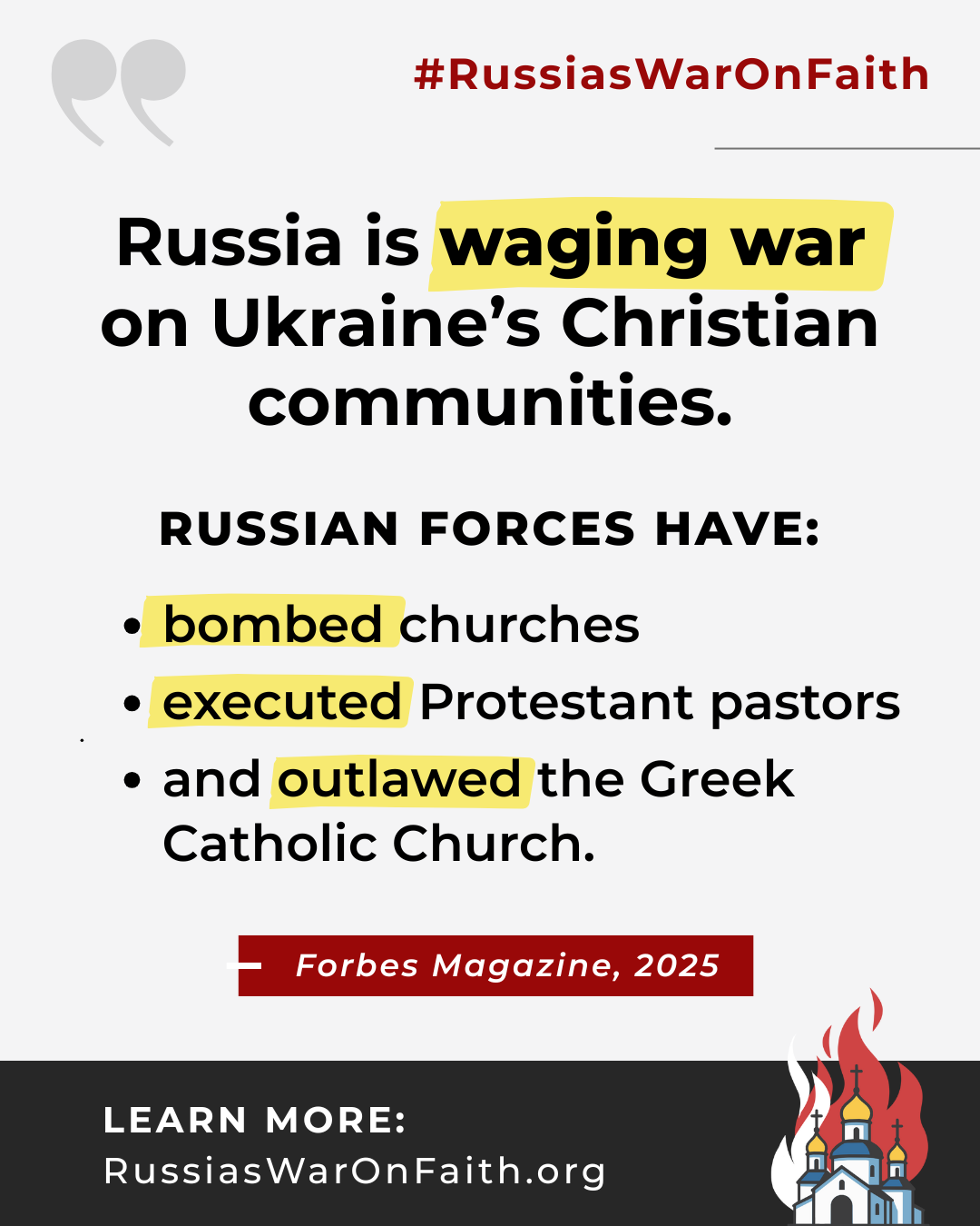 Russia is waging war on Ukraine’s Christian communities 1